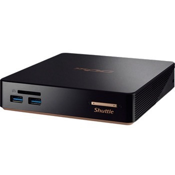 Shuttle XPC nano NC01U3 Desktop Computer - Intel Core i3 i3-5005U - Mini PC - Black