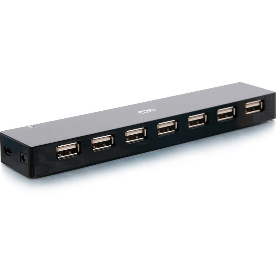C2G 7-Port USB Hub - USB 2.0 - 5 Volts and 3 Amp Power Supply