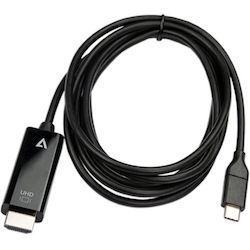 V7 V7UCHDMI-2M 2 m HDMI/USB-C A/V Cable for Audio/Video Device, Desktop Computer, Notebook, Tablet, Mobile Device