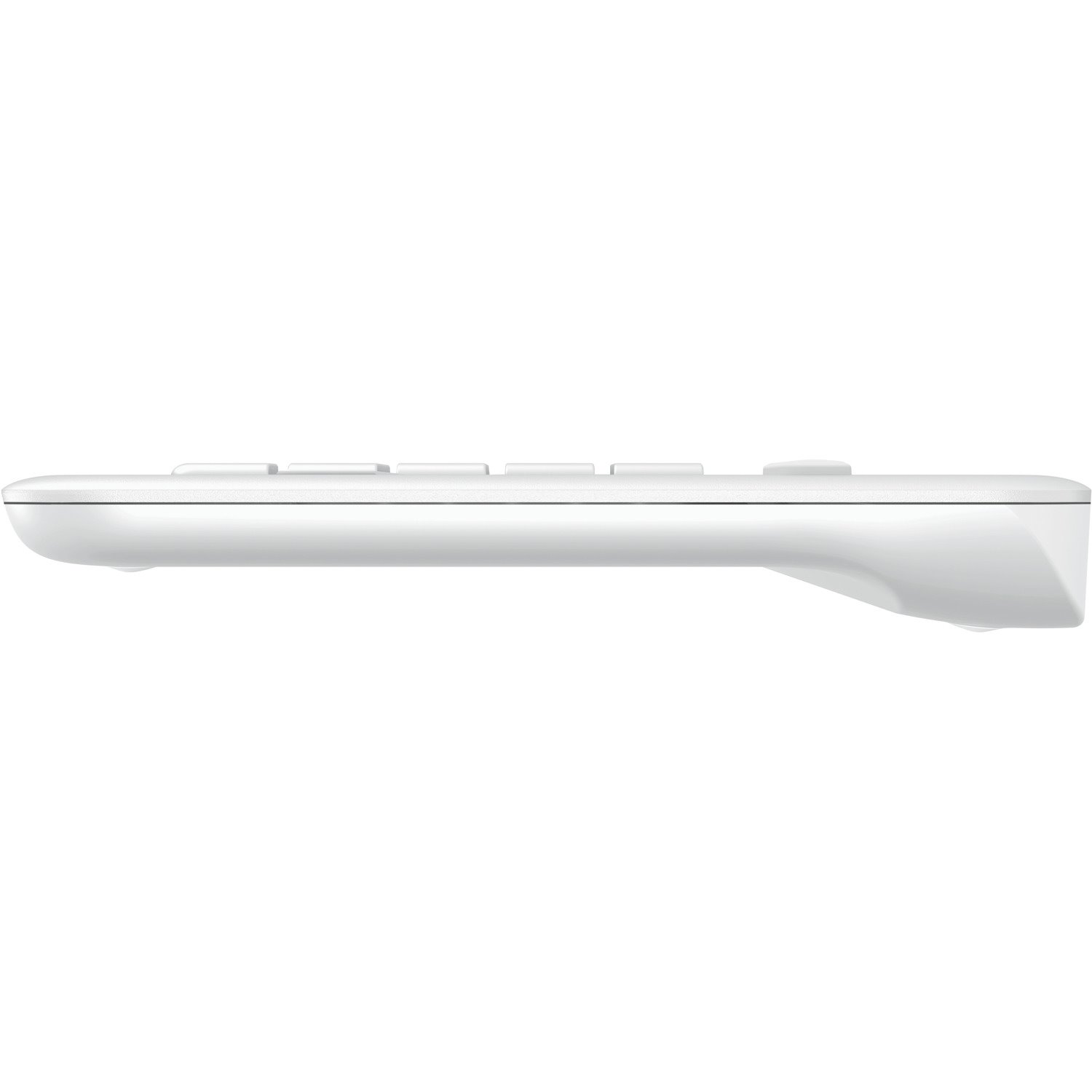 Logitech K400 Plus Keyboard - Wireless Connectivity - USB Interface - TouchPad - QWERTY Layout - White