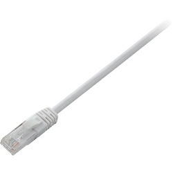 V7 White Cat6 Unshielded (UTP) Cable RJ45 Male to RJ45 Male 0.5m 1.6ft