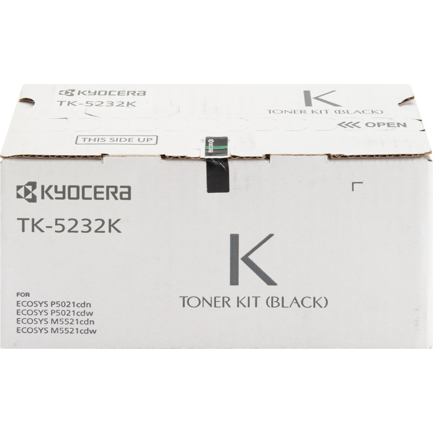Kyocera TK-5232K Original High Yield Laser Toner Cartridge - Black - 1 Each