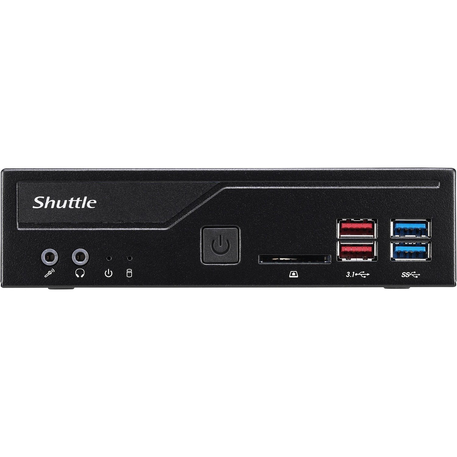 Shuttle XPC slim DH370 Barebone System - Slim PC - Socket H4 LGA-1151 - 1 x Processor Support