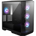MSI MAG PANO M100R PZ Gaming Computer Case - Micro ATX, ITX, Mini ITX Motherboard Supported - Mid-tower - Tempered Glass - Black