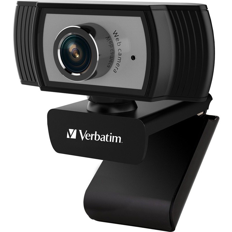 Verbatim Webcam - 2 Megapixel - 30 fps - Black, Silver - USB 2.0