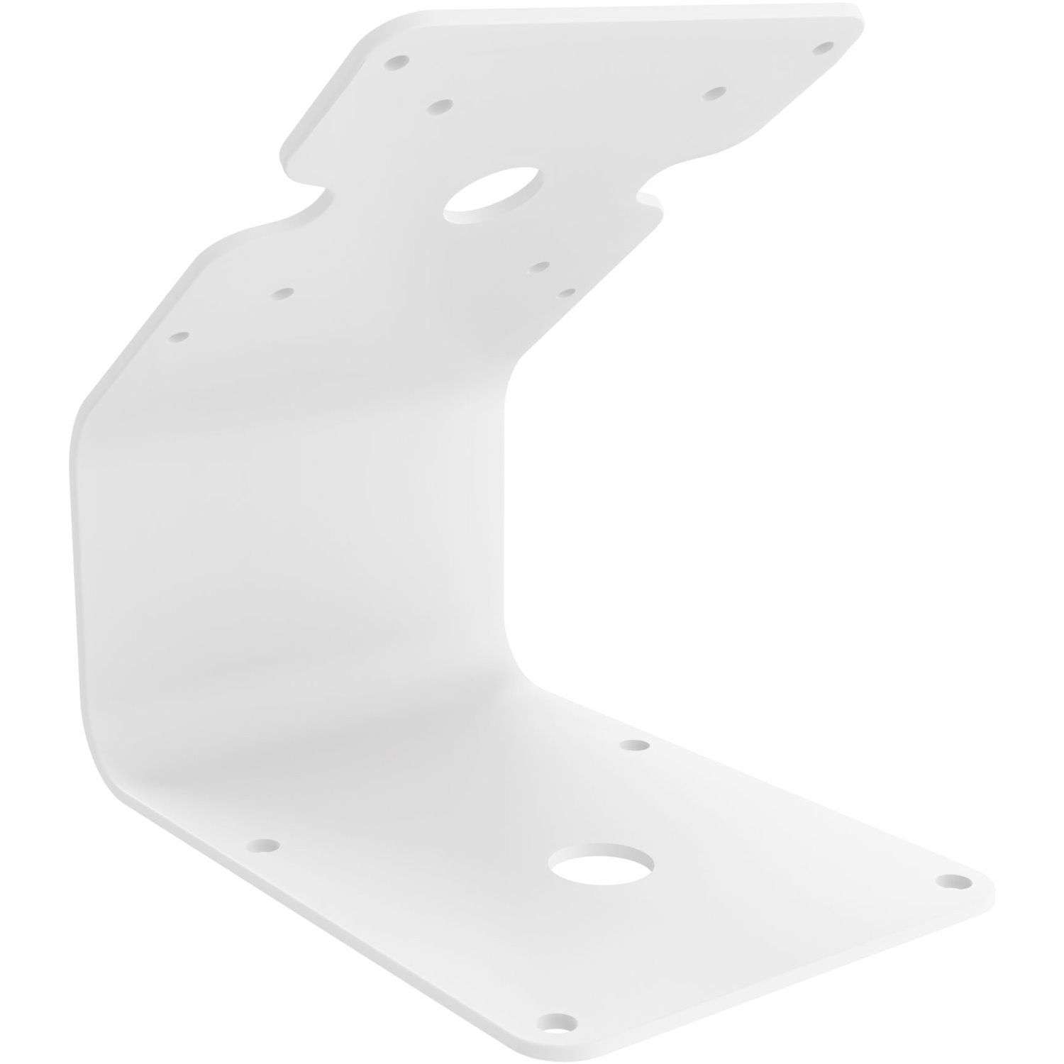 CTA Digital VESA Compatible Curved Stand & Wall Mount Add-On (White)