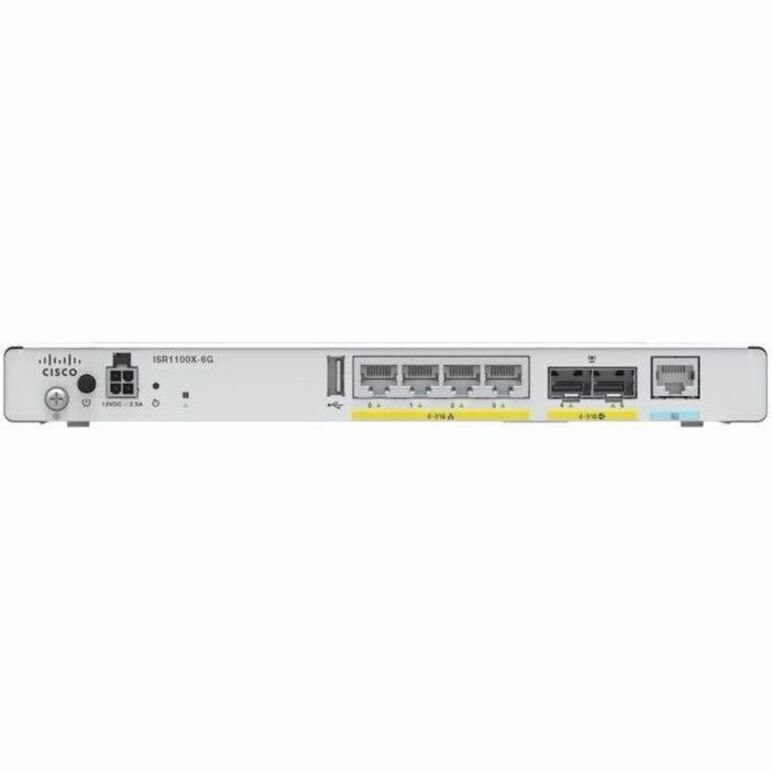 Cisco ISR1100X-6G 1 SIM Cellular, Ethernet Wireless Integrated Services Router - Refurbished