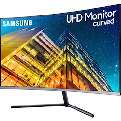 Samsung U32R590CWN 32" Class 4K UHD Curved Screen LCD Monitor - 16:9 - Dark Blue Gray