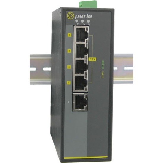 Perle IDS-105GPP-M2ST05-XT - Industrial Ethernet Switch with Power Over Ethernet