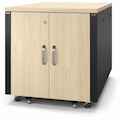 APC by Schneider Electric NetShelter 12U Rack Cabinet for Server - 482.60 mm Rack Width - Wood Light