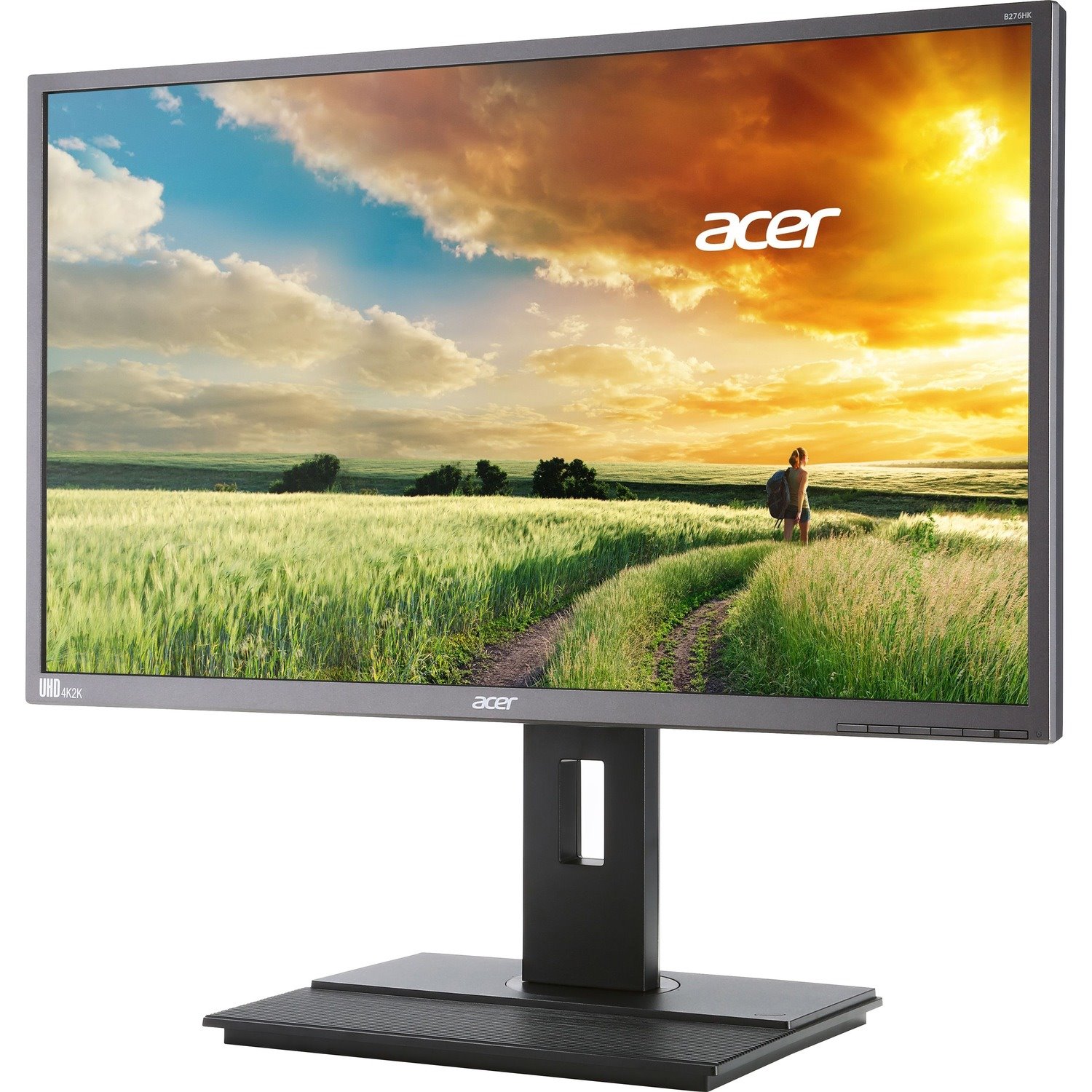 Acer B276HK 27" Class 4K UHD LCD Monitor - 16:9 - Dark Gray