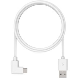 Compulocks 6ft Charge & Data USB-C to USB-C 90-Degree Cable Right Angle White