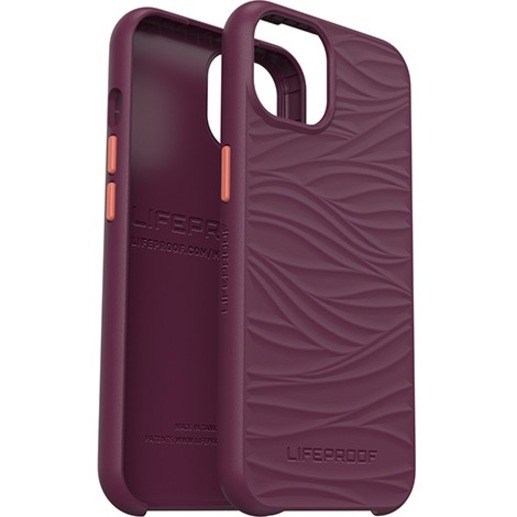 LifeProof W?KE Case for Apple iPhone 13 Smartphone - Mellow Wave Pattern - Lets Cuddlefish (Purple/Pink)