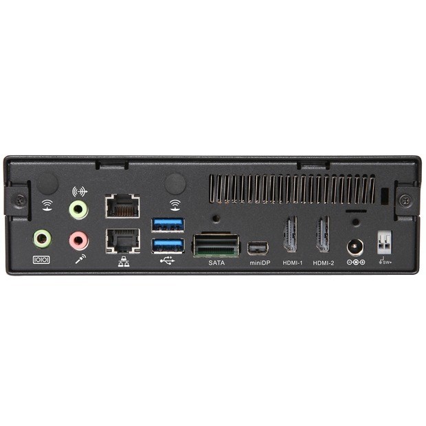 AOpen Digital Engine DE7400 Desktop Computer - Intel Core i7 - 16 GB - 128 GB SSD - Mini PC - Black