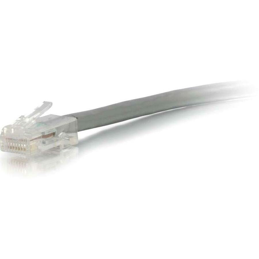 C2G 4ft Cat6 Non-Booted Unshielded (UTP) Ethernet Cable - Cat6 Network Patch Cable - PoE - Gray