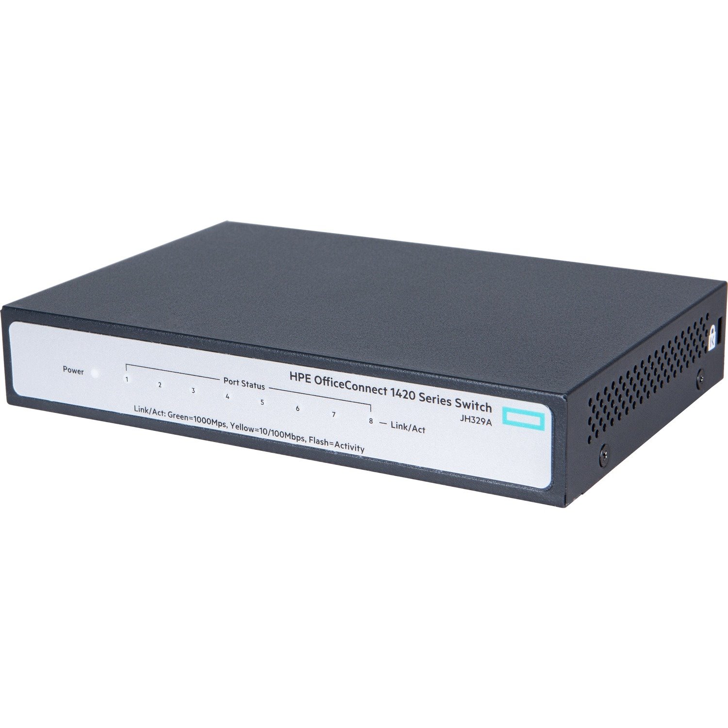 HPE OfficeConnect 1420 OfficeConnect 1420 8G 8 Ports Ethernet Switch - Gigabit Ethernet - 10/100/1000Base-TX