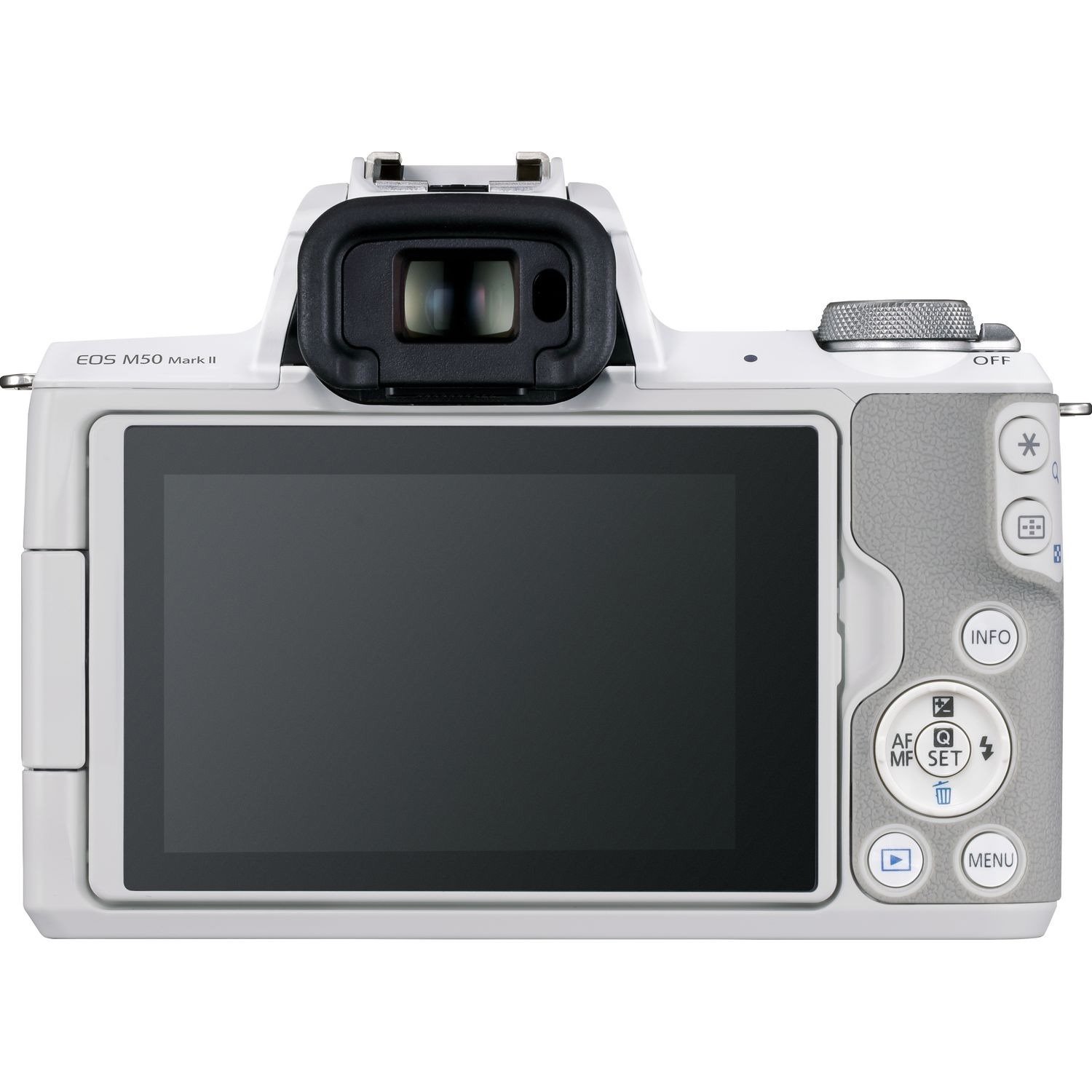 Canon EOS M50 Mark II 24.1 Megapixel Mirrorless Camera with Lens - 0.59" - 1.77" - White
