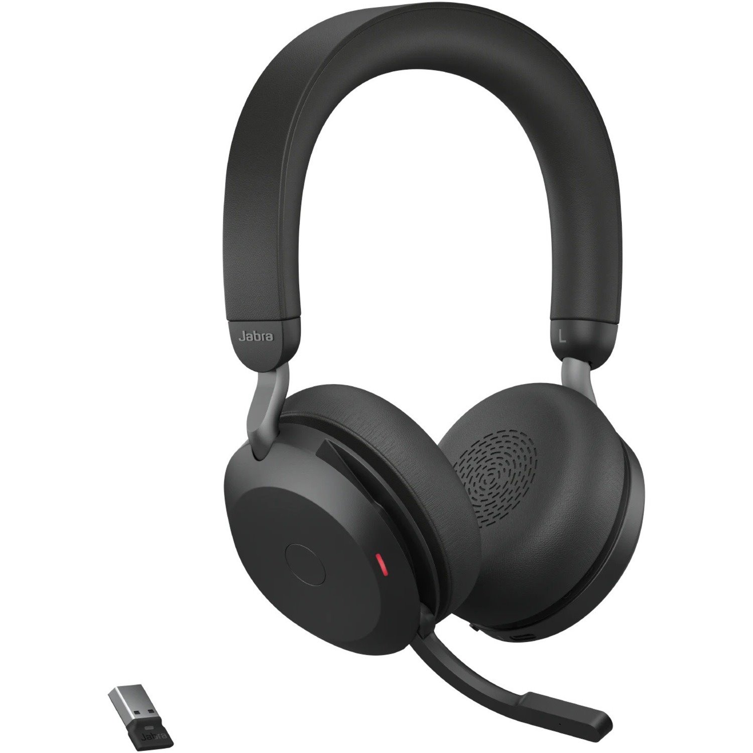 Jabra Evolve2 75 Wireless On-ear Stereo Headset - Black - No Charging Stand