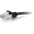 C2G-30ft Cat6 Snagless Shielded (STP) Network Patch Cable - Black