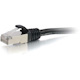 C2G-30ft Cat6a Snagless Shielded (STP) Network Patch Cable - Black