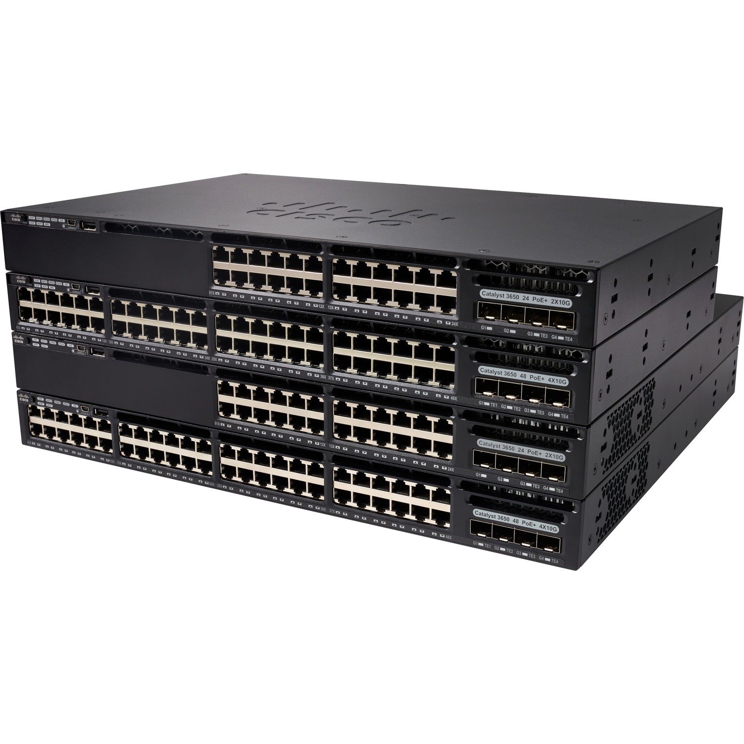 Cisco Catalyst 3650 3650-48FQM-L 48 Ports Manageable Layer 3 Switch - Gigabit Ethernet, 10 Gigabit Ethernet - 10/100/1000Base-TX, 10GBase-X