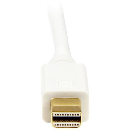 StarTech.com 10 ft Mini DisplayPort to DVI Adapter Converter Cable - Mini DP to DVI 1920x1200 - White