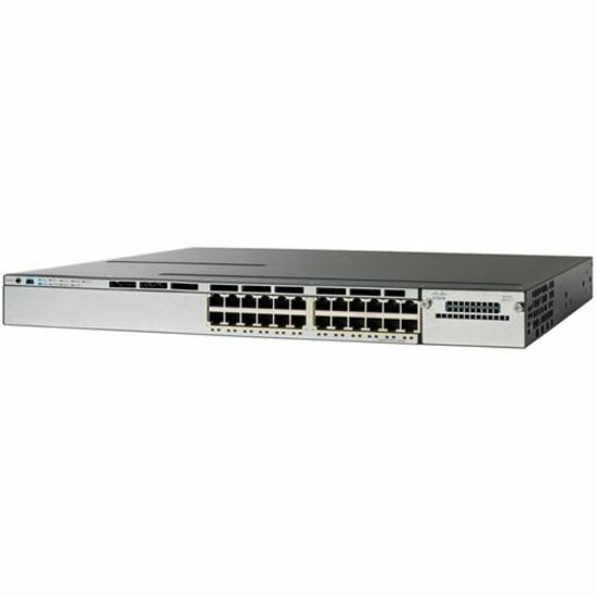 Cisco-IMSourcing Catalyst WS-C3750X-24P-S Stackable Ethernet Switch