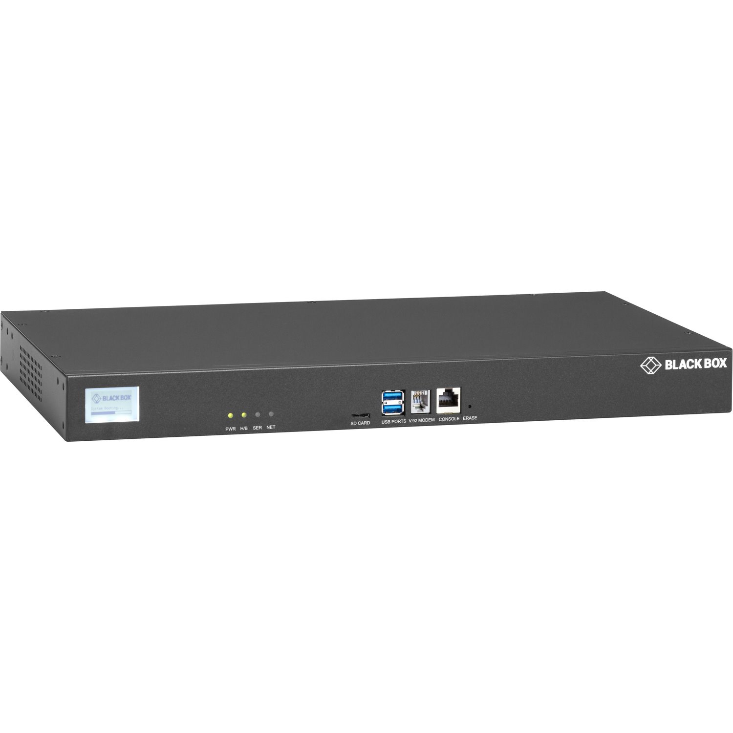 Black Box LES1700 Series Console Server - POTS Modem, Dual 10/100/1000