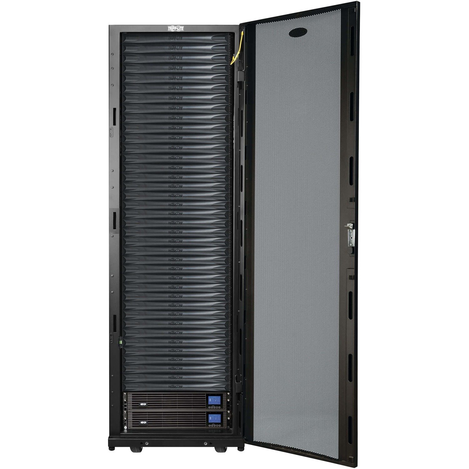 Tripp Lite by Eaton EdgeReady&trade; Micro Data Center - 38U, (2) 3 kVA UPS Systems (N+N), Network Management and Dual PDUs, 230V Assembled/Tested Unit