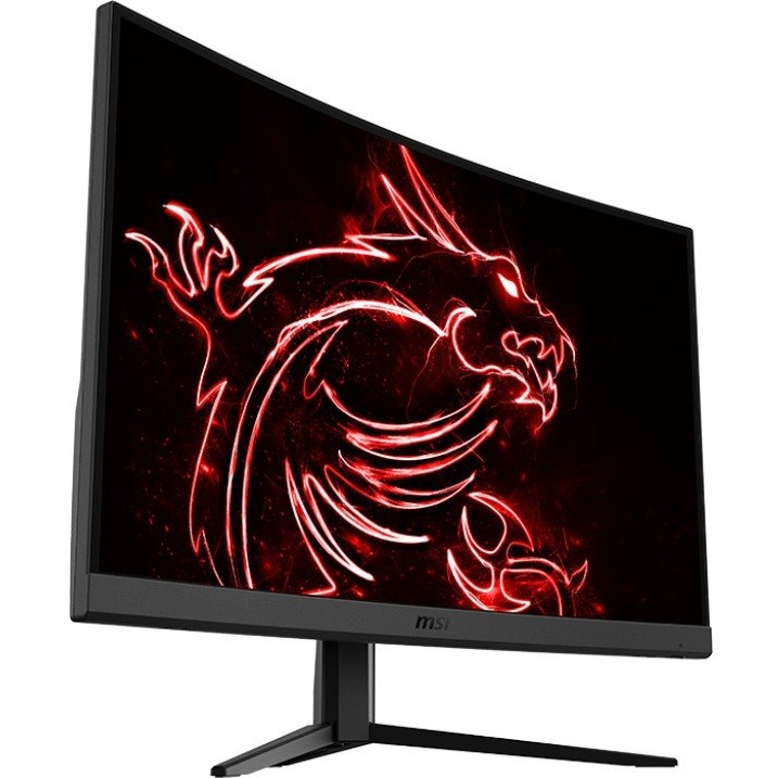 MSI Optix G32CQ4 E2 32" Class WQHD Curved Screen Gaming LCD Monitor - 16:9 - Metallic Black