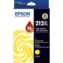 Epson 212XL Original High Yield Inkjet Ink Cartridge - Yellow - 1 Pack
