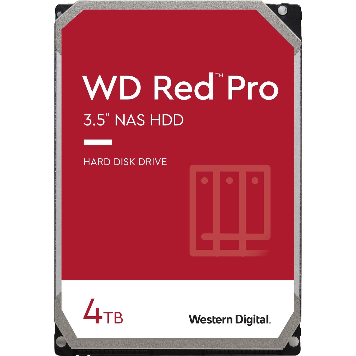 Western Digital Red Pro WD4003FFBX 4 TB Hard Drive - 3.5" Internal - SATA (SATA/600) - Conventional Magnetic Recording (CMR) Method