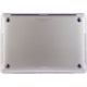 STM Goods Hynt Case for Apple MacBook Pro - Textured, Sandblasted metal badge with etched logo - Clear