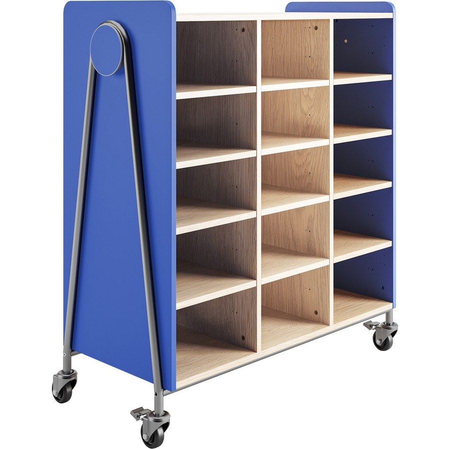 Safco Whiffle Typical Triple Rolling Storage Cart