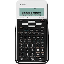 Sharp Scientific Calculator - White/ Black