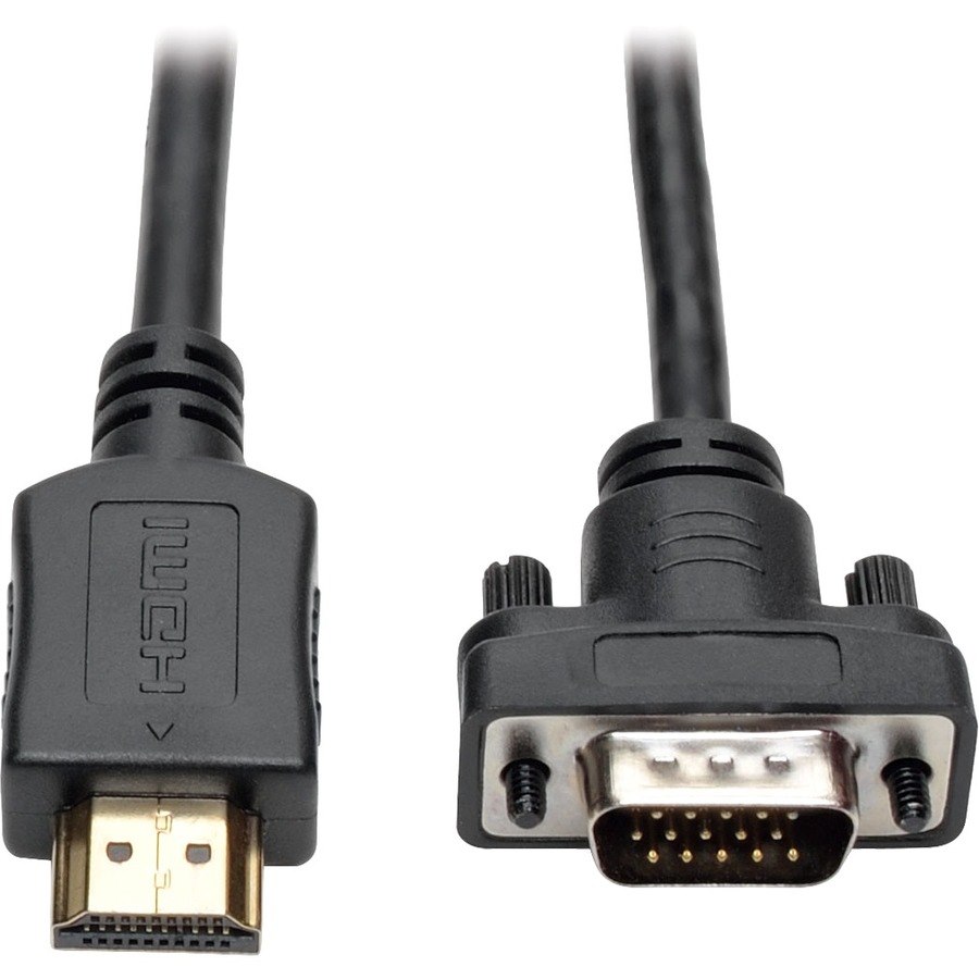 Eaton Tripp Lite Series HDMI to VGA Active Adapter Cable (HDMI to Low-Profile HD15 M/M), 15 ft. (4.6 m), TAA