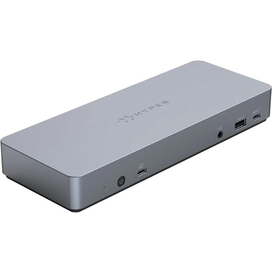 Hyper HyperDrive HD-GD1000-EU USB Type C Docking Station - 135 W - Silver