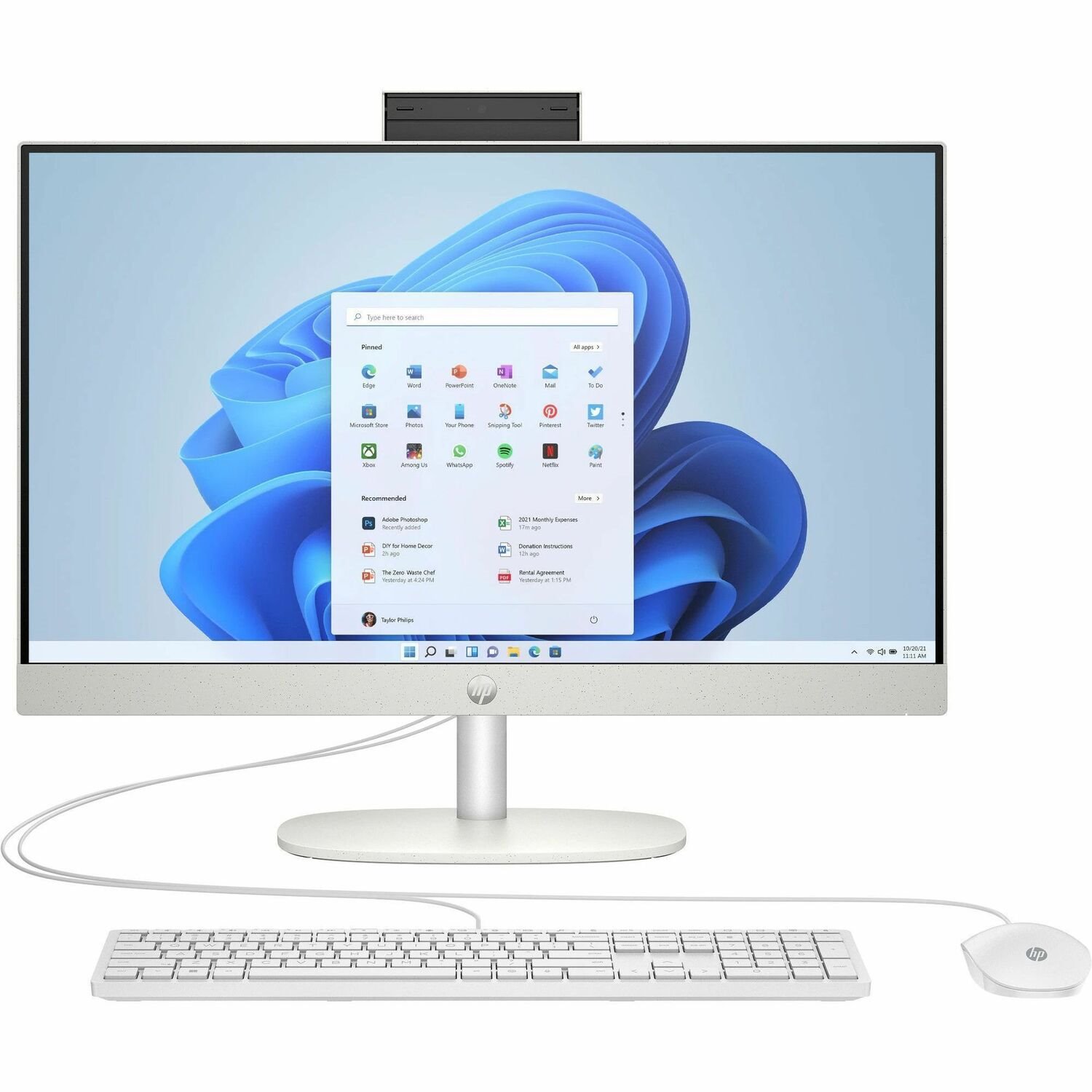 HPI SOURCING - CERTIFIED PRE-OWNED 24-cr0000a 24-cr0077c All-in-One Computer - AMD Ryzen 5 7520U - 8 GB - 512 GB SSD - 23.8" Full HD - Desktop - Shell White - Refurbished