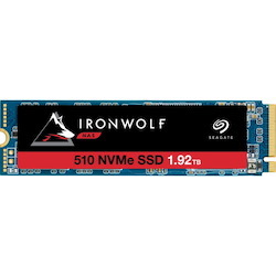 Seagate IronWolf 510 ZP1920NM30011 1.92 TB Solid State Drive - M.2 Internal - PCI Express NVMe - Conventional Magnetic Recording (CMR) Method