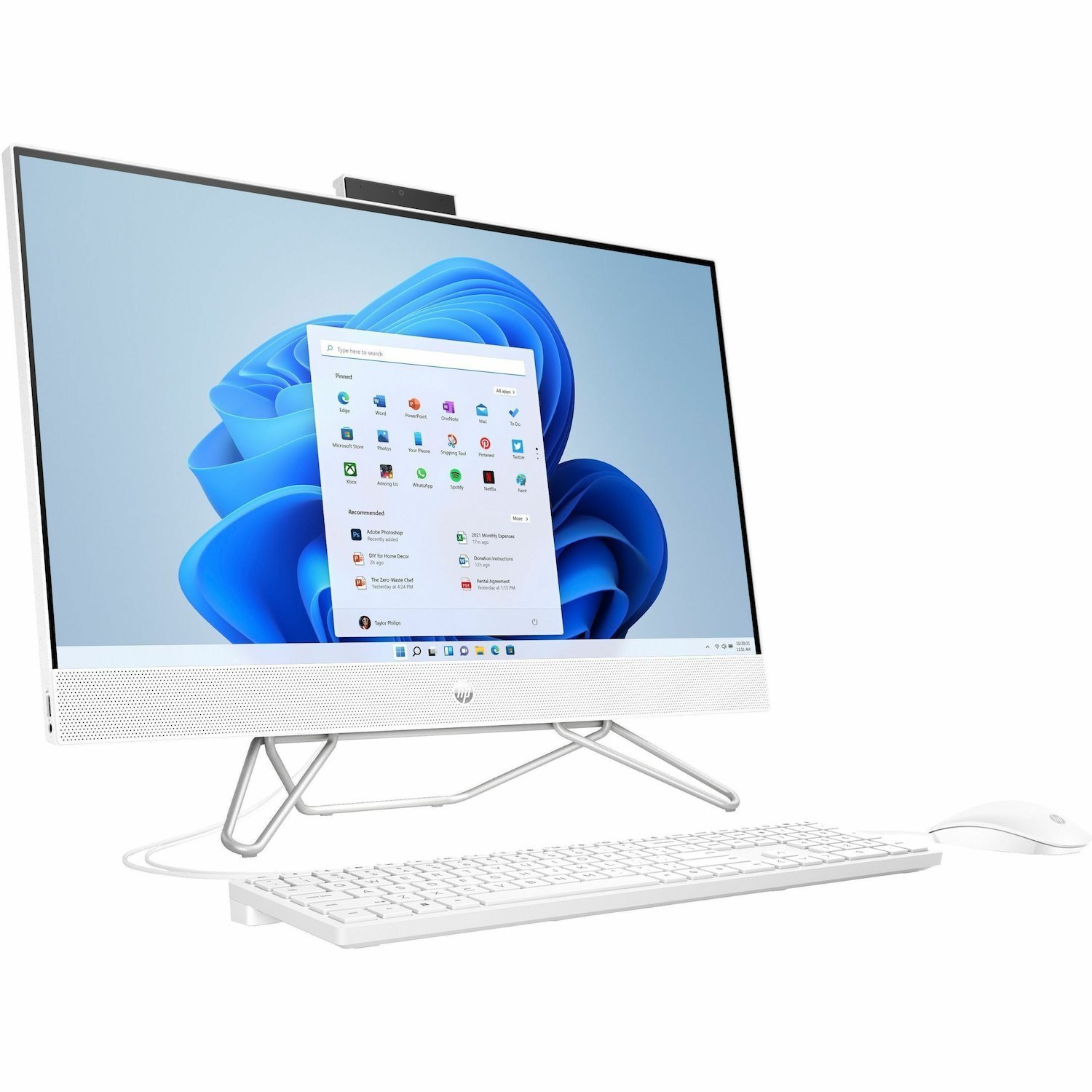 HPI SOURCING - NEW 27-cb0000a 27-cb0070 All-in-One Computer - AMD Ryzen 7 5700U - 16 GB - 512 GB SSD - 27" Full HD Touchscreen - Desktop - Starry White