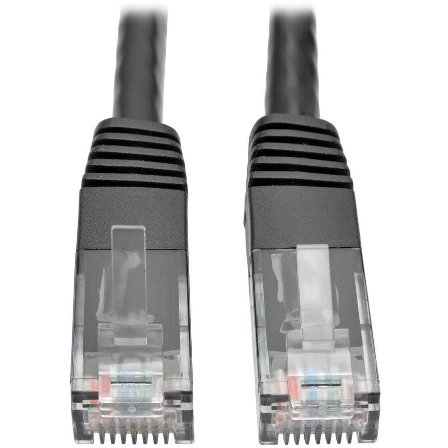 Eaton Tripp Lite Series Cat6 Gigabit Molded (UTP) Ethernet Cable (RJ45 M/M), PoE, Black, 7 ft. (2.13 m)