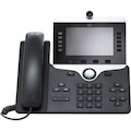 Cisco 8845 IP Phone - Corded/Cordless - Corded - Bluetooth - Wall Mountable, Tabletop - Charcoal - TAA Compliant