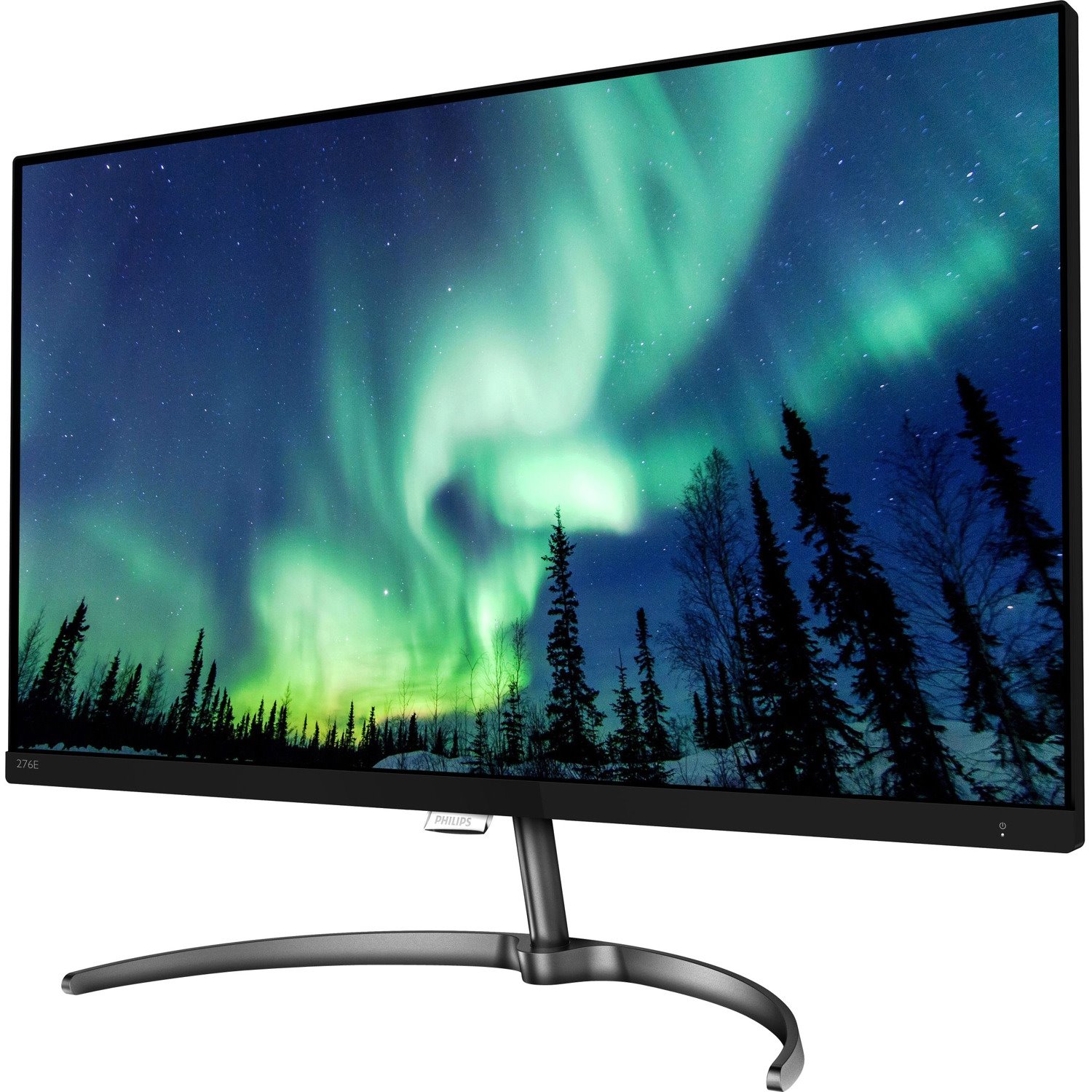 Philips E-line 276E8VJSB 27" Class 4K UHD LCD Monitor - 16:9 - Glossy Black, Glossy Gunmetal