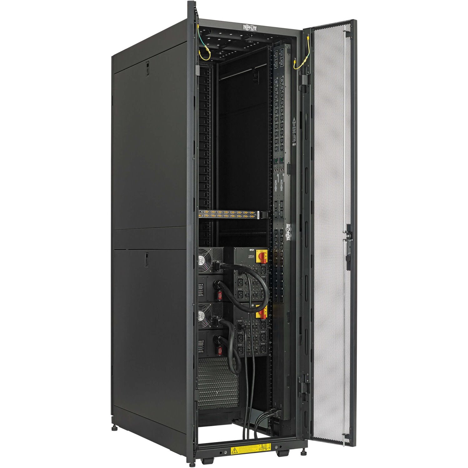 Tripp Lite by Eaton EdgeReady&trade; Micro Data Center - 34U, (2) 6 kVA UPS Systems (N+N), Network Management and Dual PDUs, 208/240V or 230V Assembled/Tested Unit