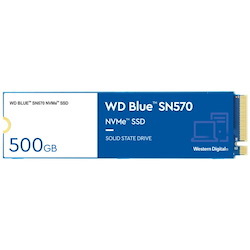 WD Blue SN570 WDS500G3B0C 500 GB Solid State Drive - M.2 2280 Internal - PCI Express NVMe (PCI Express NVMe 3.0 x4)