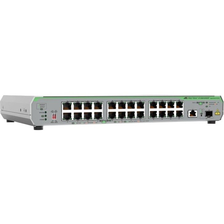 Allied Telesis CentreCOM GS910/XST GS910/26XST 25 Ports Ethernet Switch - Gigabit Ethernet, 10 Gigabit Ethernet - 10/100/1000Base-T, 10GBase-X, 10GBase-T