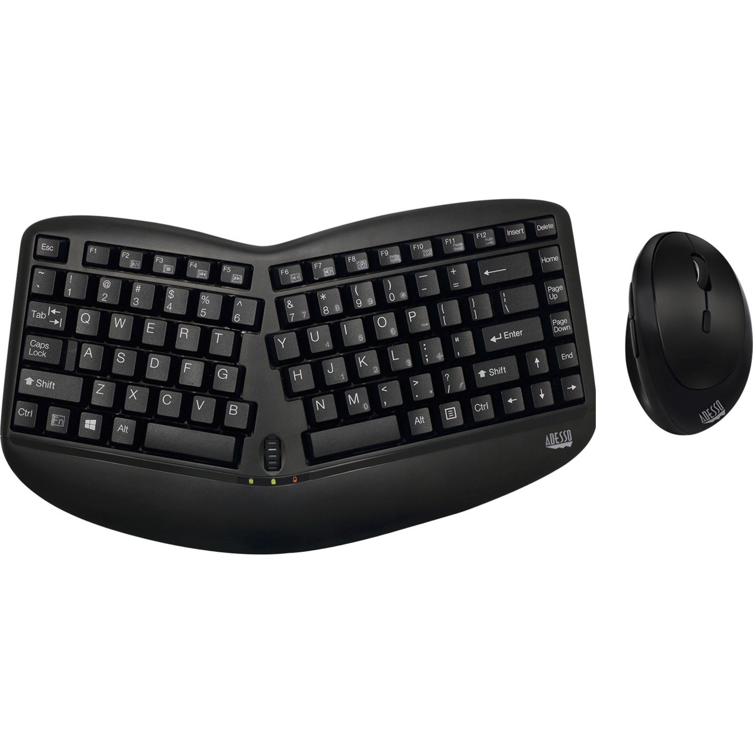 Adesso Tru-Form WKB-1150CB Keyboard & Mouse - English (US)