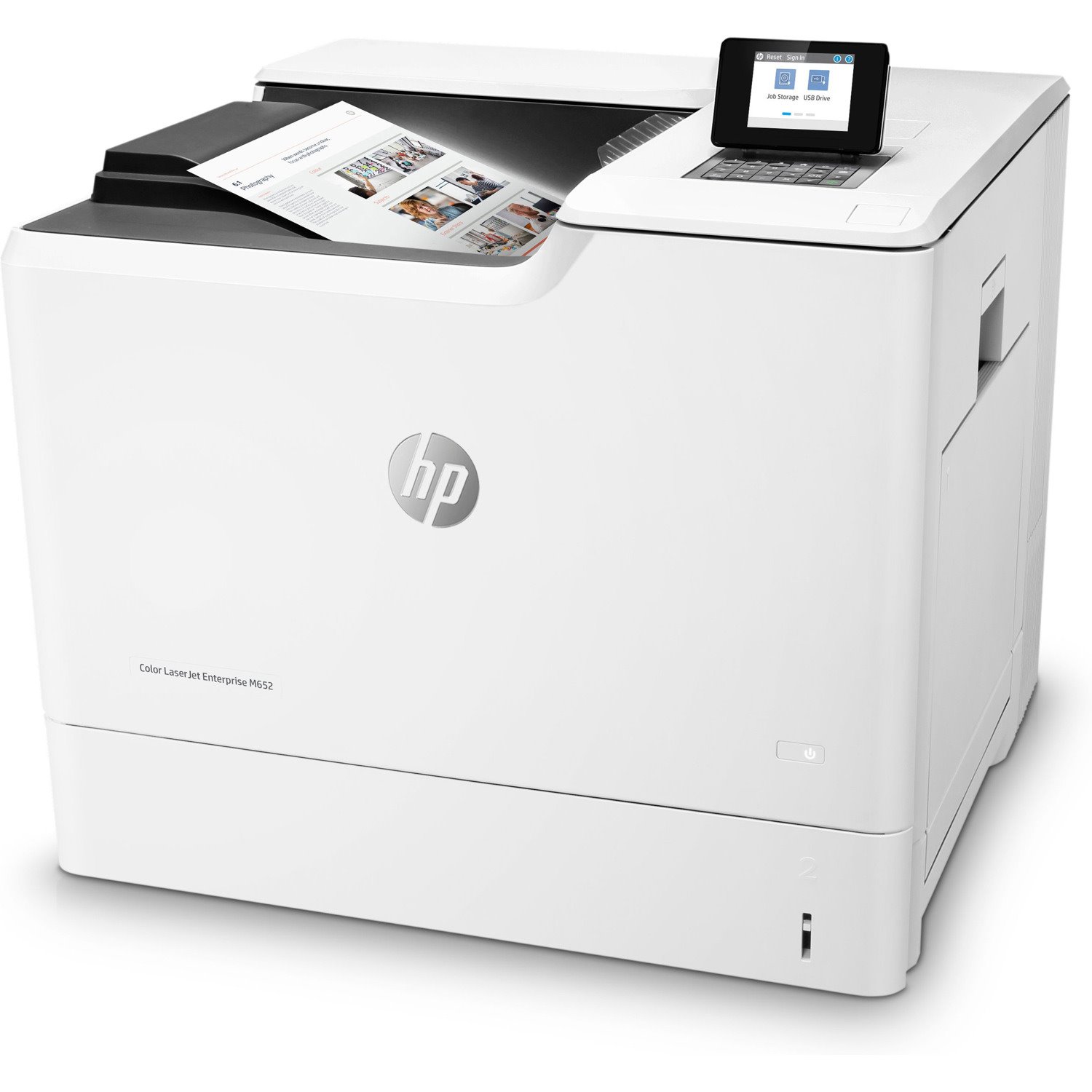 HP LaserJet M652dn Laser Printer - Color