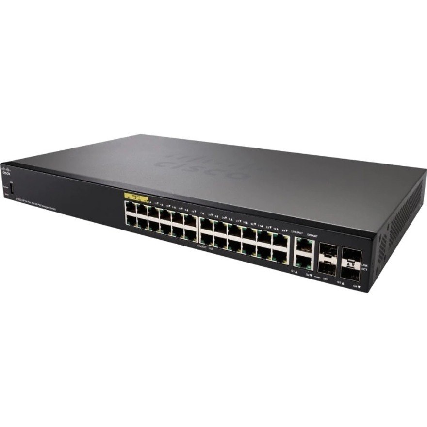 Cisco SF350-24P 24-Port 10 100 POE Managed Switch