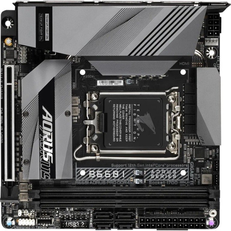 Aorus Ultra Durable B660I AORUS PRO DDR4 Desktop Motherboard - Intel B660 Chipset - Socket LGA-1700 - Intel Optane Memory Ready - Mini ITX